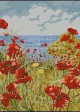 Anchor APC940 Clifftop Poppies