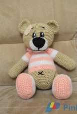The pink striped bear