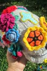 African Flower Skull