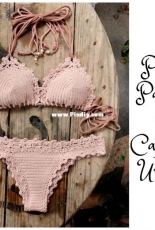 Capitana uncino - Lorelei Crochet Bikini Top and Brazilian Bottom