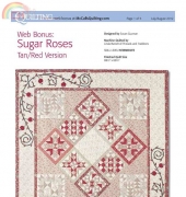McCalls Quilting-Sugar Roses-Free Pattern