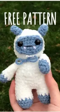 Baby Yeti Sasquatch Amigurumi: Crochet pattern