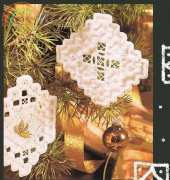 Lacy Hardanger Ornaments from Better Homes and Gardens A Cross-Stitch Christmas Handmade Treasures