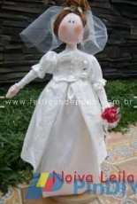 Feitiços de Pano-Noiva Leila Soft Doll-Portuguese