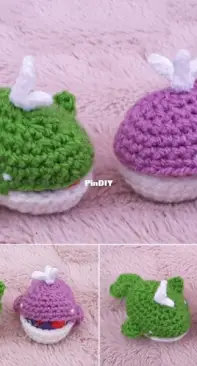 Crochet at Teris - Teri Hamilton - Colorful Whales Creme Egg Cosies - Free