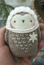 Little owlet - Marina Kolmykova  - Owl pattern
