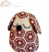 JOs crocheteria - Mia the african flower dog pillow