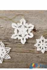 Sprinrite Yarns - Holiday Sparkle Snowflakes-free