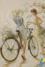 Lanarte Chicas en bicicleta