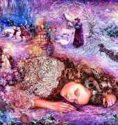 HAED JW 1028 Winter dreaming by Josephine Wall