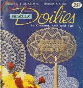 Coats and Clarks- Priscilla- No 155 Doilies 1965  155-