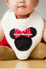 All About Ami - Stephanie Jessica Lau - Minnie Mouse Basic Bib