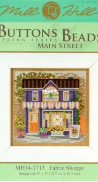 MILL HILL Buttons Beads Kit Counted Cross Stitch VILLAGE INN MH14-3302