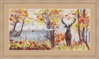 Deer By The Lake by Ekaterina Perchenko / Chili