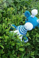 Blue giraffe