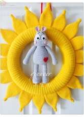 Hippo and Sun garland