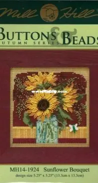 Mill Hill Buttons & Beads Autumn Series MH14-1924 Sunflower Bouquet XSD