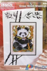 Design Works Crafts 939 Panda Design by Joan Elliott pat
