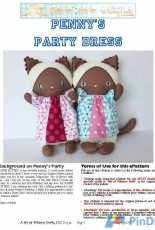 A Bit Of Whimsy Dolls-Penny's Party Dress