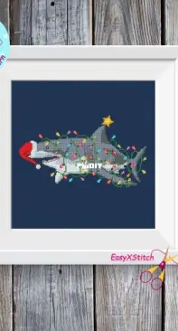 Easy XStitch - Christmas Great White Shark PCS + XSD