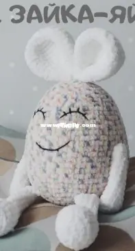 Isaeva toys - Isaeva Ekaterina - Bunny-egghead - Russian