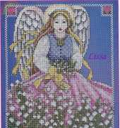 Flower Angel May Lily-of-the-Valley by Joan Elliott from The Cross Stitcher June 2000