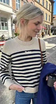 Lyon Sweater by Mette-Wendelboe Okkels - PetiteKnit  - English