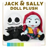 Sew Desu Ne? - Choly Knight - Jack and Sally Doll Plush - Machine Embroidery Files - Free