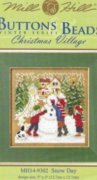 Mill Hill Winter Snow in Love MH14-2235 Counted Cross Stitch Kit