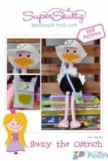 Super Skattig - Suzy the Ostrich - #P15023 - Netherlands/English/Portuguese