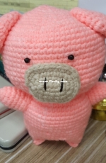 Amigurumi Pink Pig