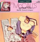 McCall's Creates Fabric Craft 14026 Bath Towel-tique