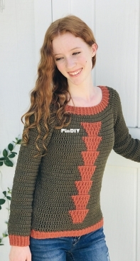 Desert Blossom Crafts - Rachel Counts - The Timberlane Sweater