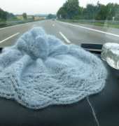 Knitting on the road