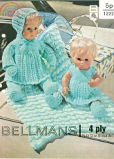 Bellmans 1222 - Baby Dolls for 12 and 16 inchs Dolls - English