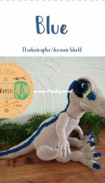 Las Cosas de Waffles -  Waleska Pivaral -  Blue the Velociraptor Jurassic World - Spanish