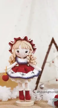 Moonlight Crochet - MoonlightCrochet89 - Nguyet Vu Thi /Nguyệt Vũ Thị - Snowflake Doll
