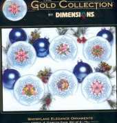 Dimensions 8685 Snowflake Elegance Ornaments
