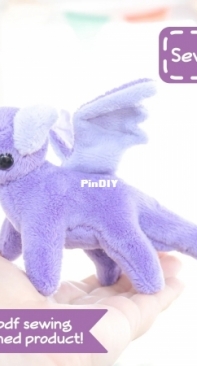 Tiny Dragon Stuffed Animal - BeeZeeArt