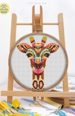Awesome Pattern Studio C591 - Mandala Giraffe