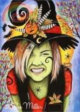HAED - HAESM 15477 Halloween Witch by Sue Miller