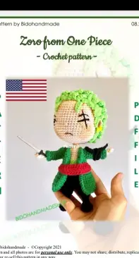 Mini Noso - Small One Piece Crochet Doll