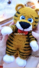 Bobrik toys - Natalia Bober - Tiger Archie - Наталия Бобер - Тигрёнок Арчи - Russian