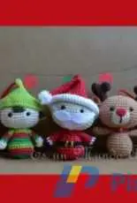 Es un Mundo Amigurumi - Sandra Droppelmann - Chrismas Big Heads - Spanish