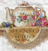 Treasured Friend Teapot - Dimensions