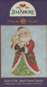Mill Hill - Jim Shore JS20-5106 Best Friend Santa XSD