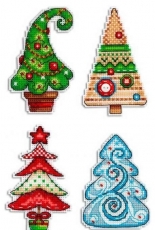 M.P. Studio Firebird P-316 - New Year's Beauties. Magnets
