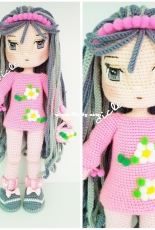 Grey and pink..