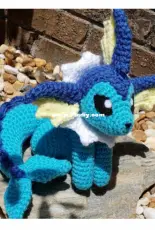 1upcrochet - Ashe - Vaporeon - Free
