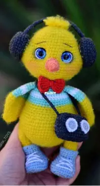 Bobrik toys - Natalia Bober - Yellow Little Chicken - Russian